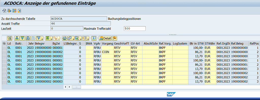 Darstellung der Ist-Bewegungsdaten bei der Controlling-Planung in SAP S/4HANA – Überblick über tatsächliche Kosten, Buchungen und Bewegungen im System