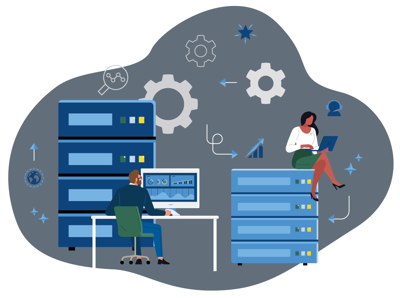 Process digitalization through a holistic approach with proven methods, technical expertise, and efficient process optimization