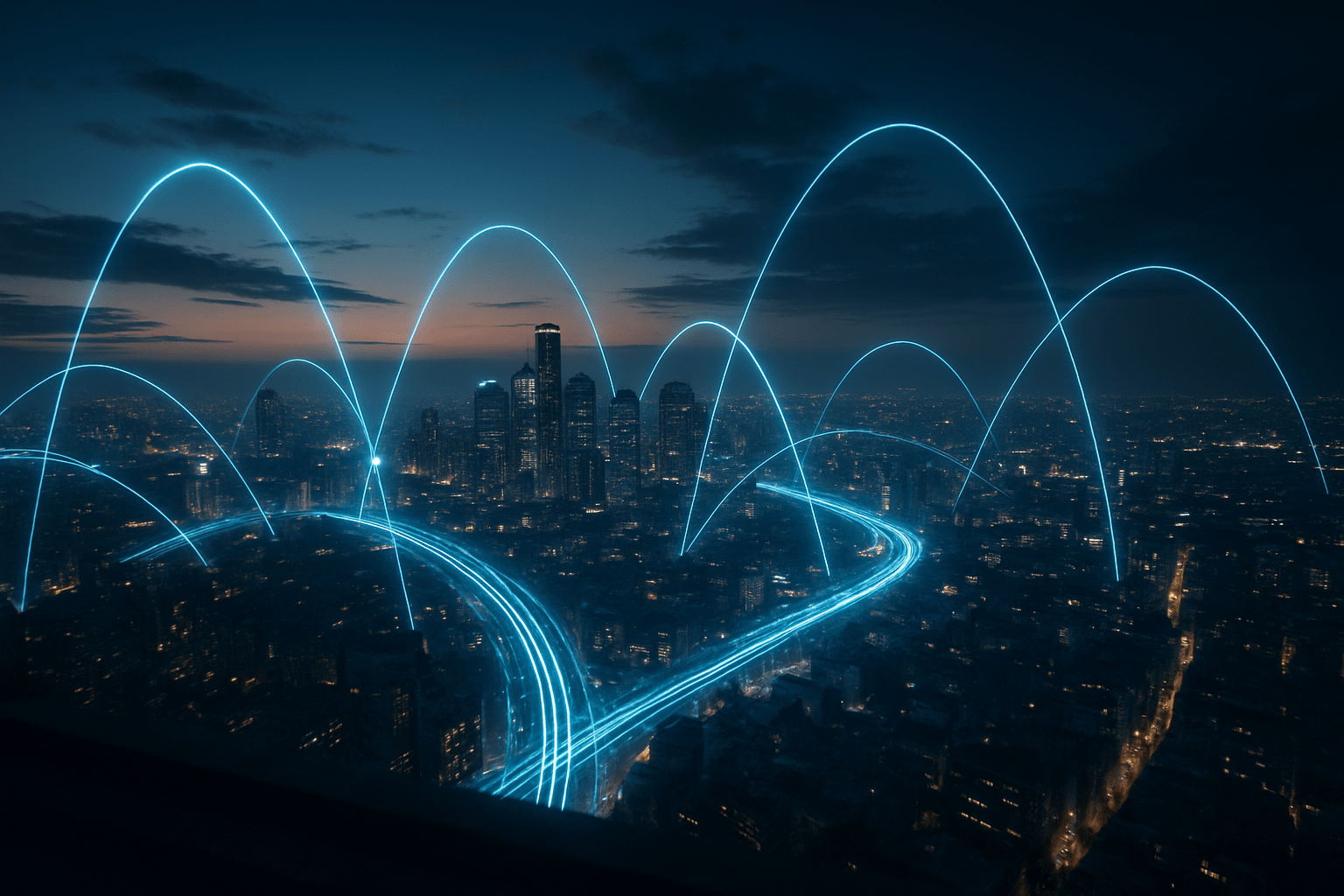 Visualisierung einer modernen Data-Fabric-Architektur
