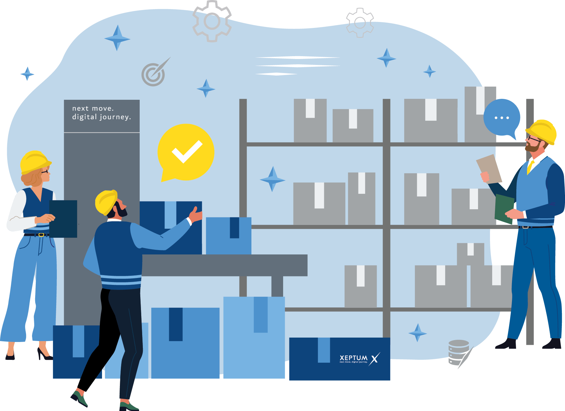 Digital transformation strategy with a clear roadmap for implementing goals, priorities and sustainable business success