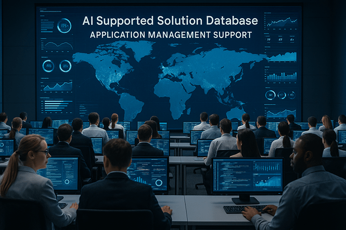 Process requests faster in SAP Application Management Service, link knowledge automatically and optimize support processes through AI-supported solution databases